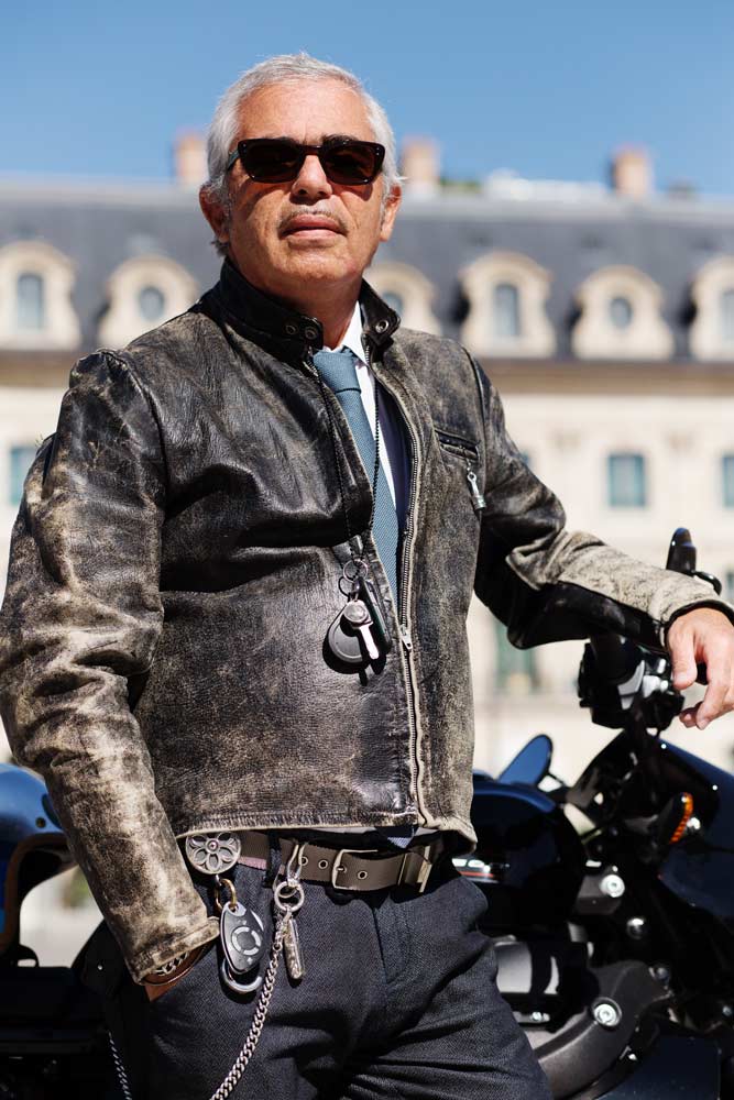 Portrait Laurent Picciotto Harley Davidson LiveWire